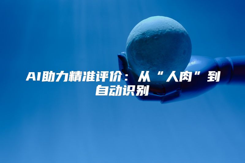 AI助力精准评价：从“人肉”到自动识别