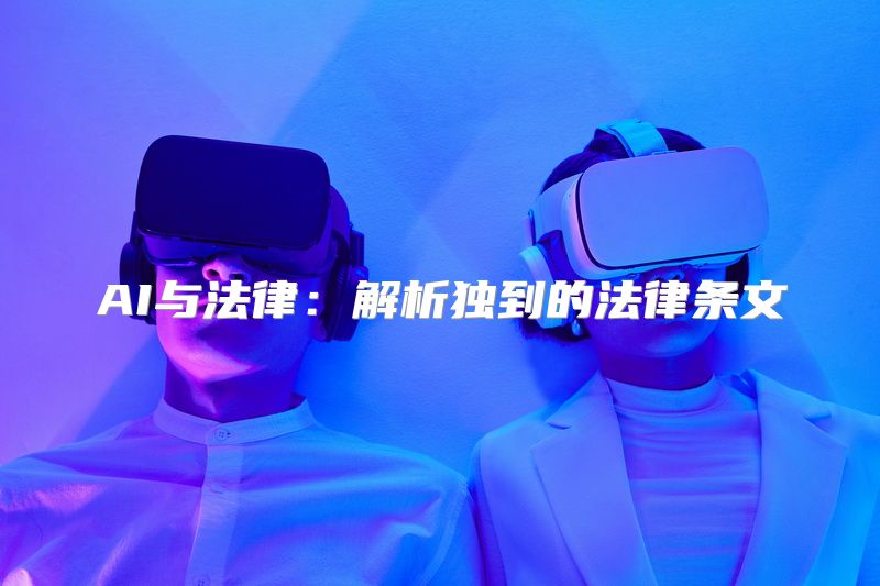 AI与法律：解析独到的法律条文
