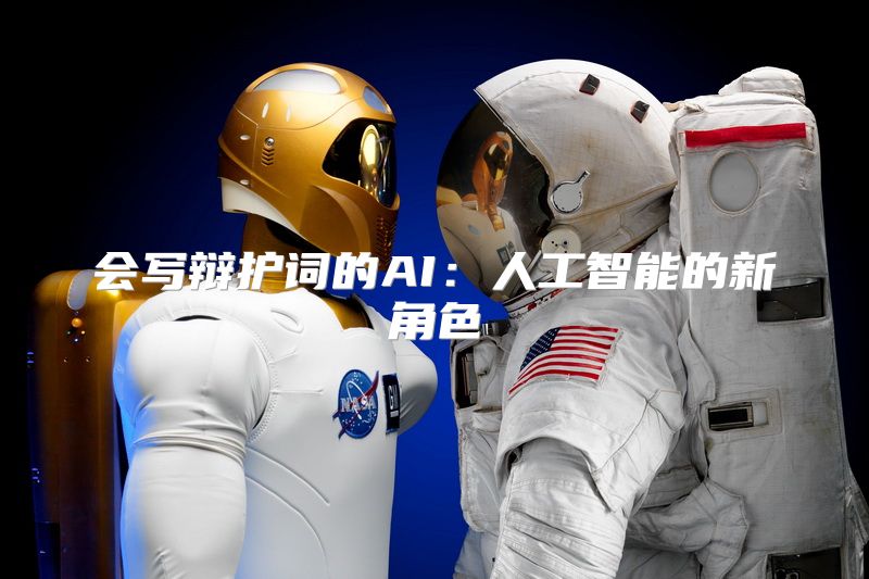 会写辩护词的AI：人工智能的新角色