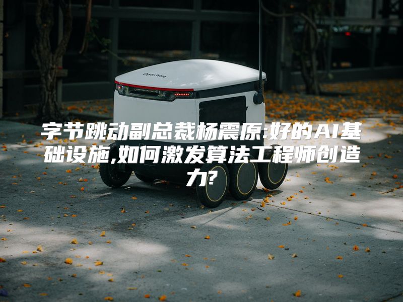 字节跳动副总裁杨震原:好的AI基础设施,如何激发算法工程师创造力?