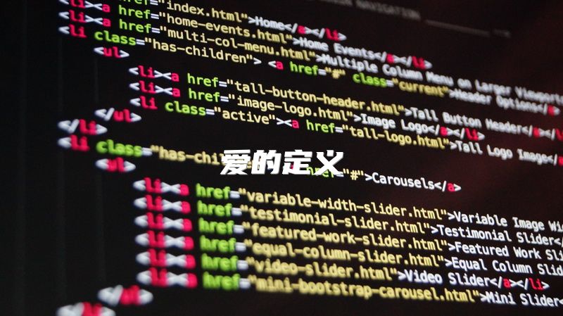 爱的定义