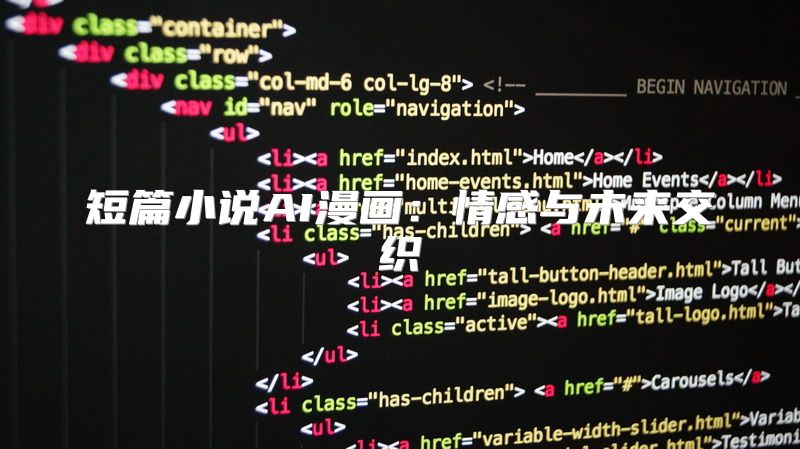 短篇小说AI漫画：情感与未来交织