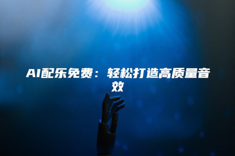 AI配乐免费：轻松打造高质量音效