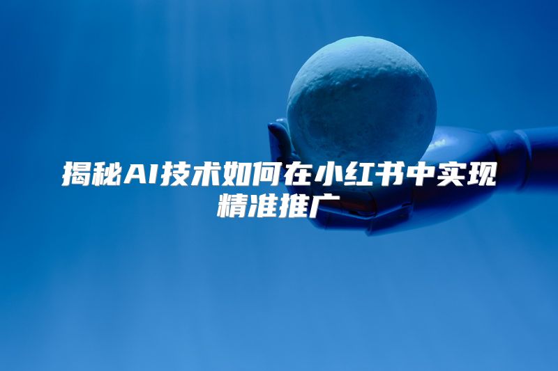 揭秘AI技术如何在小红书中实现精准推广