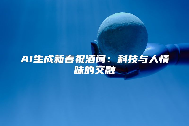 AI生成新春祝酒词：科技与人情味的交融