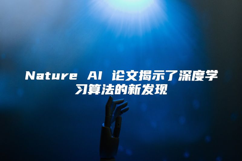 Nature AI 论文揭示了深度学习算法的新发现