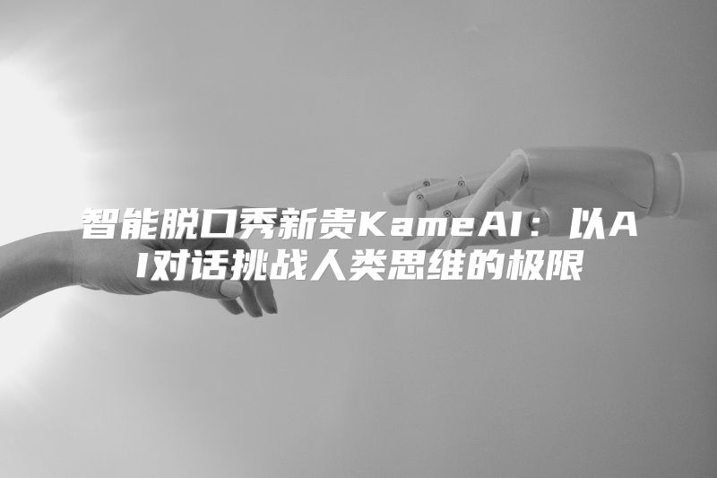 智能脱口秀新贵KameAI：以AI对话挑战人类思维的极限