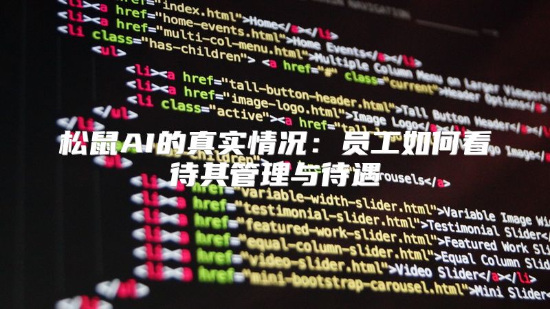 松鼠AI的真实情况：员工如何看待其管理与待遇