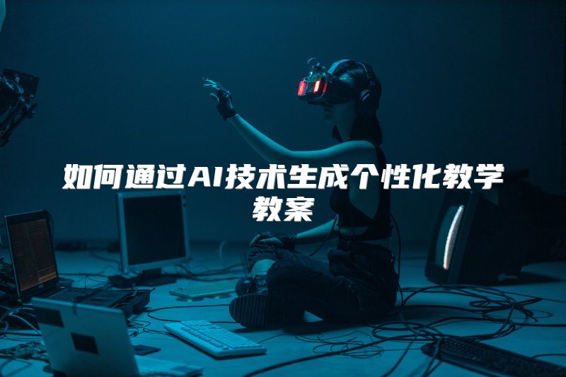 如何通过AI技术生成个性化教学教案