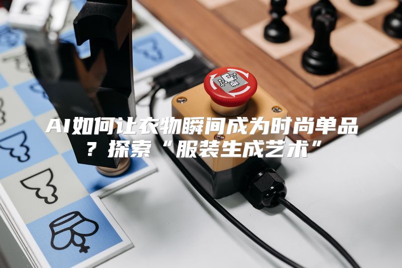 AI如何让衣物瞬间成为时尚单品？探索“服装生成艺术”