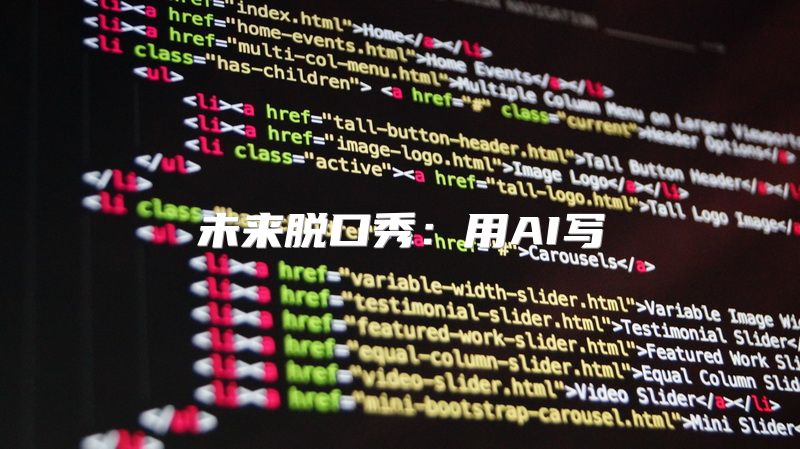 未来脱口秀：用AI写