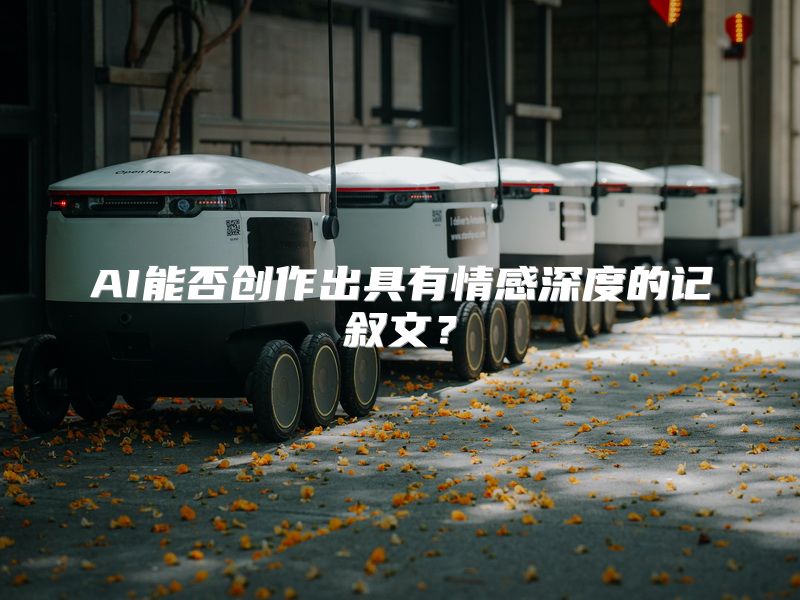 AI能否创作出具有情感深度的记叙文？