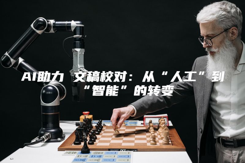 AI助力 文稿校对：从“人工”到“智能”的转变