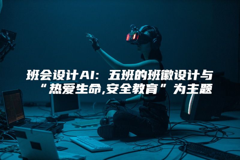 班会设计AI: 五班的班徽设计与“热爱生命,安全教育”为主题