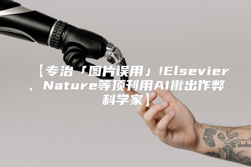 【专治「图片误用」!Elsevier、Nature等顶刊用AI揪出作弊科学家】