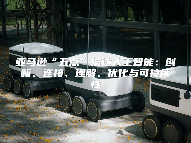 亚马逊“五点”描述人工智能：创新、连接、理解、优化与可持续性