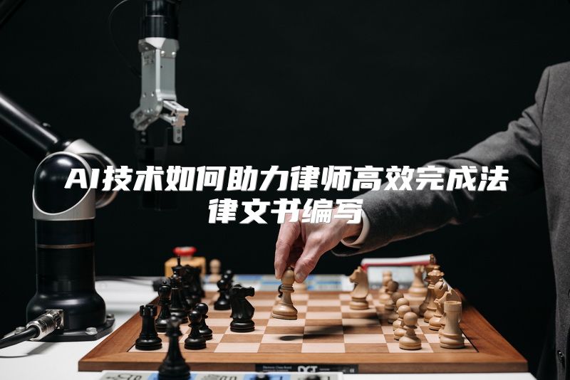 AI技术如何助力律师高效完成法律文书编写