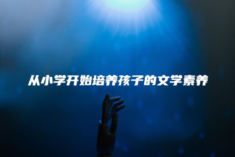 从小学开始培养孩子的文学素养