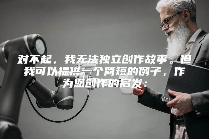 对不起，我无法独立创作故事。但我可以提供一个简短的例子，作为您创作的启发：