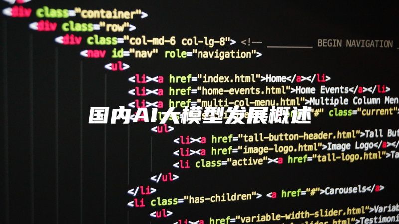 国内AI大模型发展概述