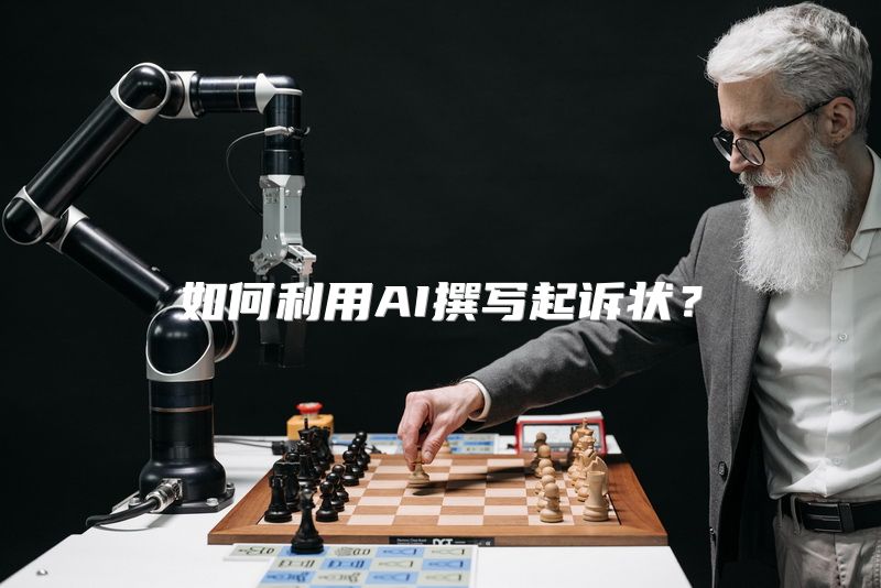 如何利用AI撰写起诉状？