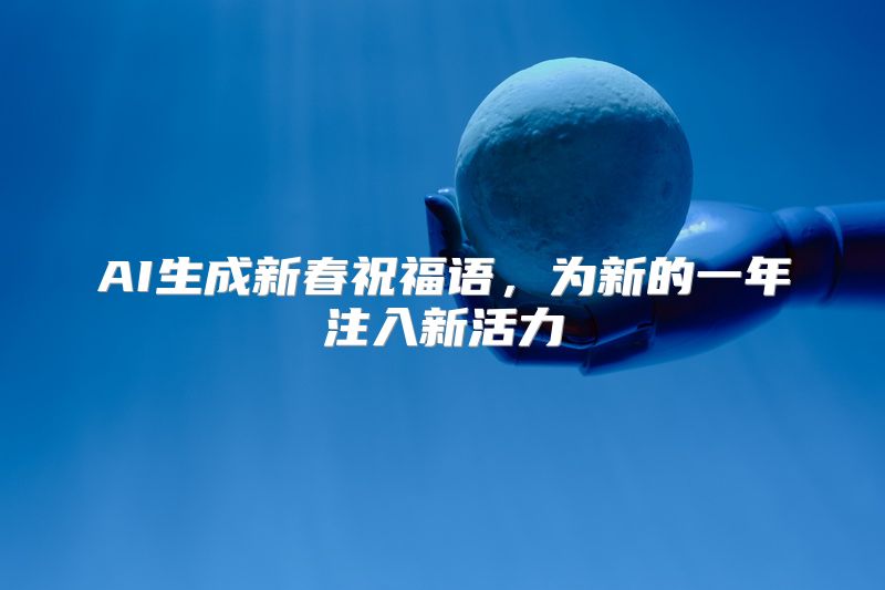 AI生成新春祝福语，为新的一年注入新活力