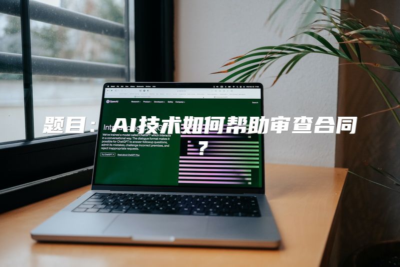 题目：AI技术如何帮助审查合同？