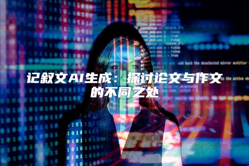 记叙文AI生成：探讨论文与作文的不同之处