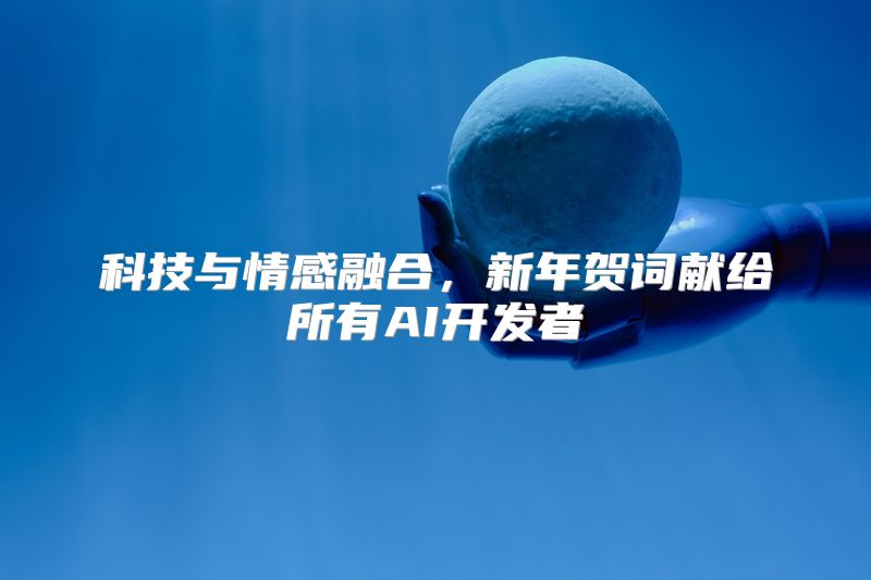 科技与情感融合，新年贺词献给所有AI开发者