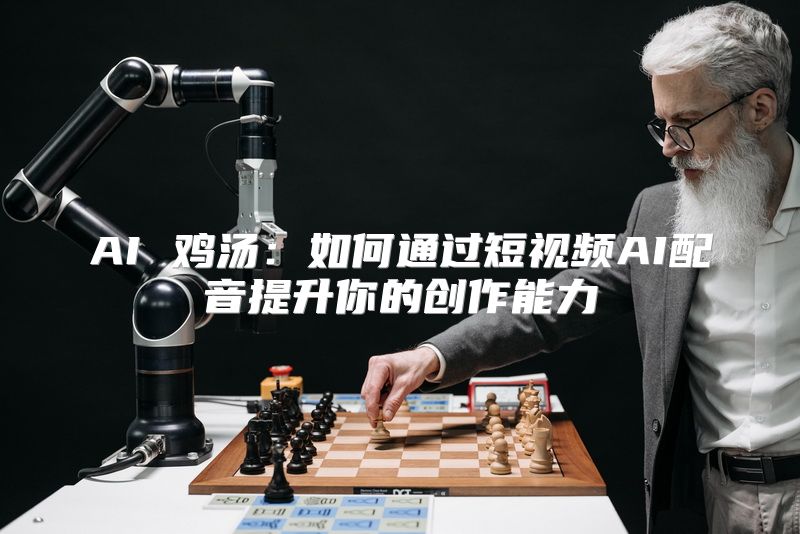AI 鸡汤：如何通过短视频AI配音提升你的创作能力