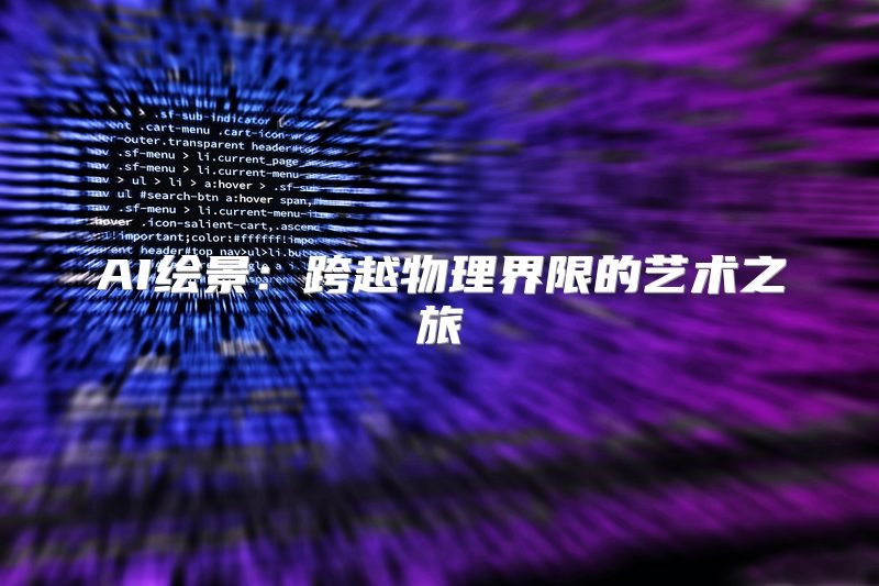 AI绘景：跨越物理界限的艺术之旅
