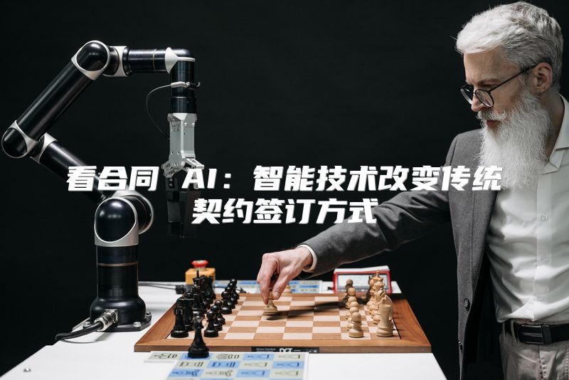 看合同 AI：智能技术改变传统契约签订方式