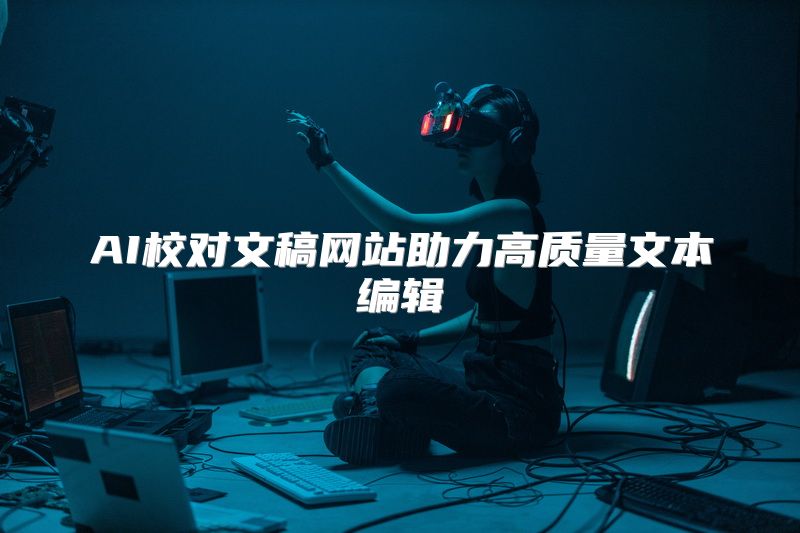 AI校对文稿网站助力高质量文本编辑
