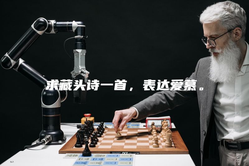 求藏头诗一首，表达爱慕。