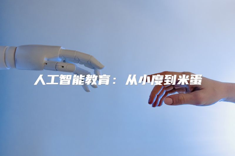 人工智能教育：从小度到米蛋