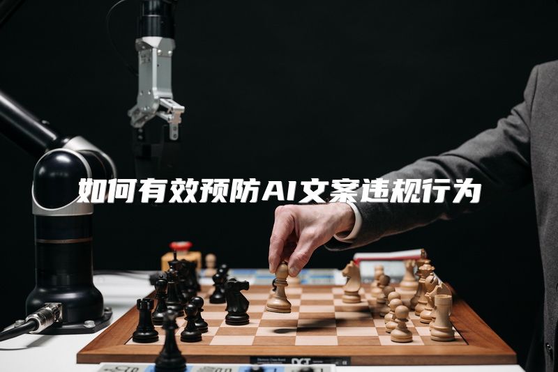 如何有效预防AI文案违规行为