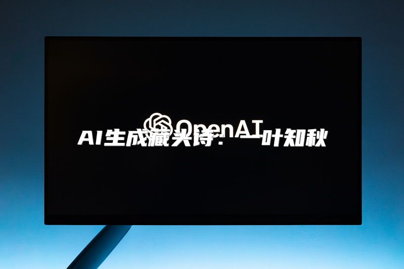 AI生成藏头诗：一叶知秋