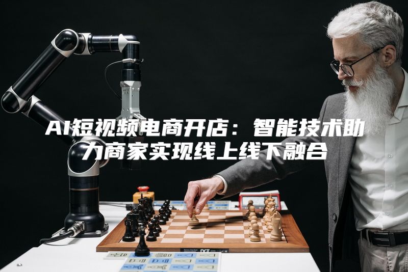 AI短视频电商开店：智能技术助力商家实现线上线下融合