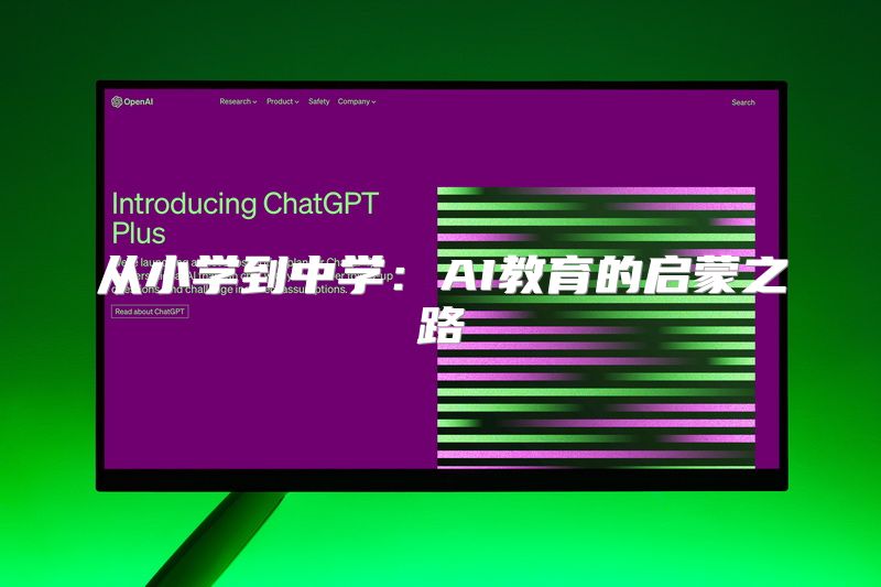 从小学到中学：AI教育的启蒙之路