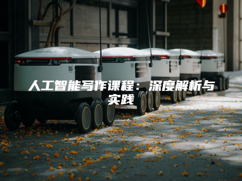 人工智能写作课程：深度解析与实践