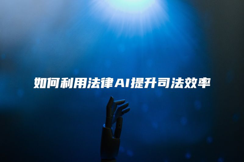 如何利用法律AI提升司法效率