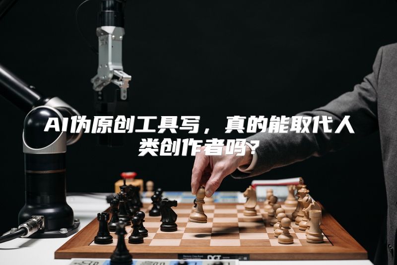 AI伪原创工具写，真的能取代人类创作者吗？