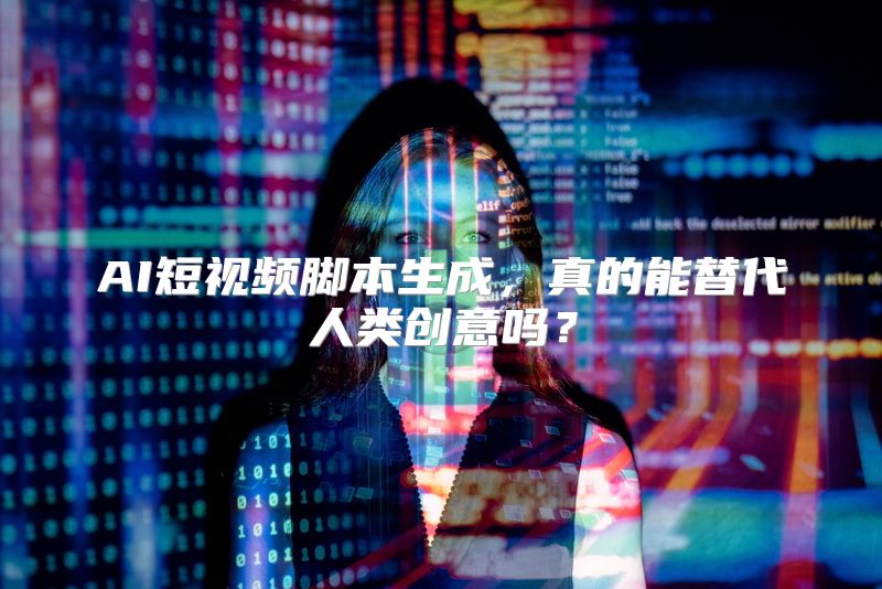 AI短视频脚本生成，真的能替代人类创意吗？