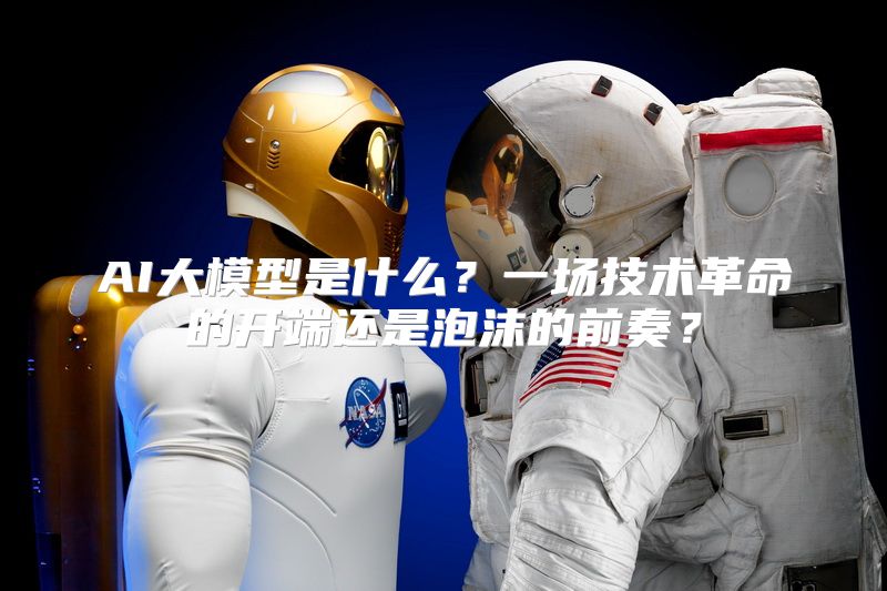 AI大模型是什么？一场技术革命的开端还是泡沫的前奏？