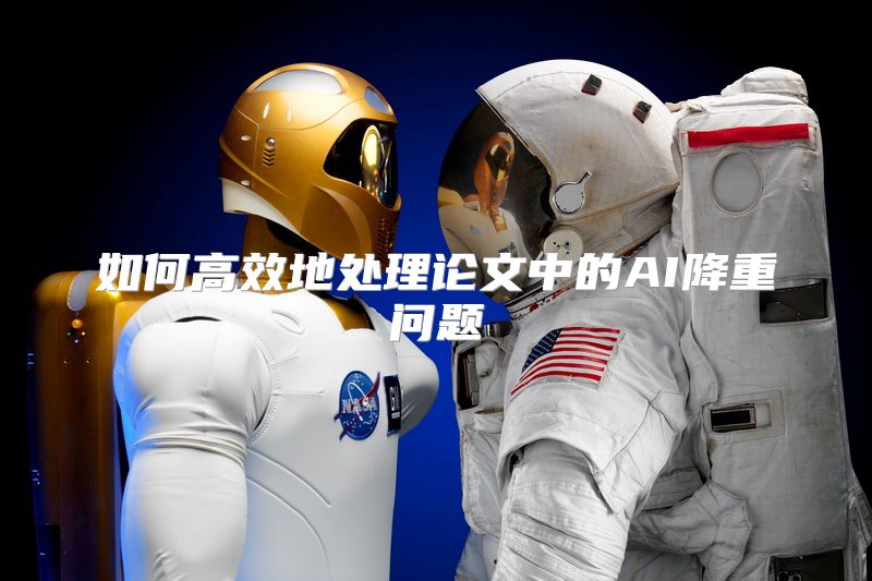 如何高效地处理论文中的AI降重问题