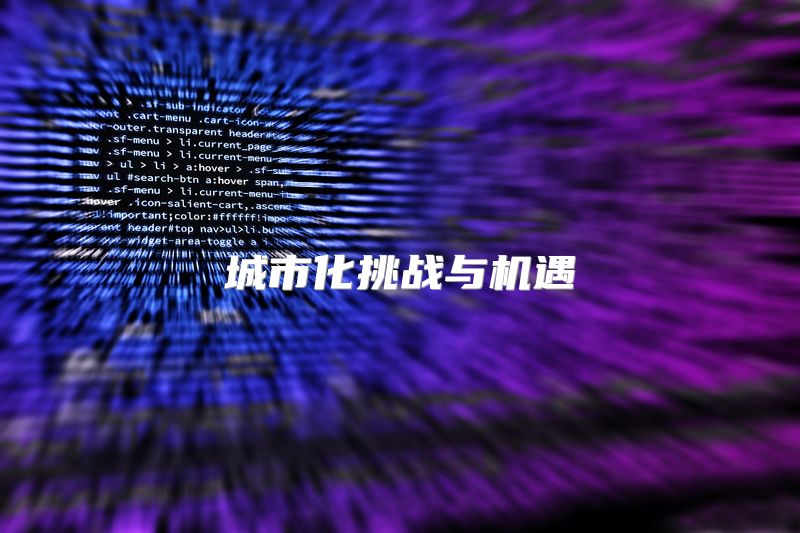 城市化挑战与机遇
