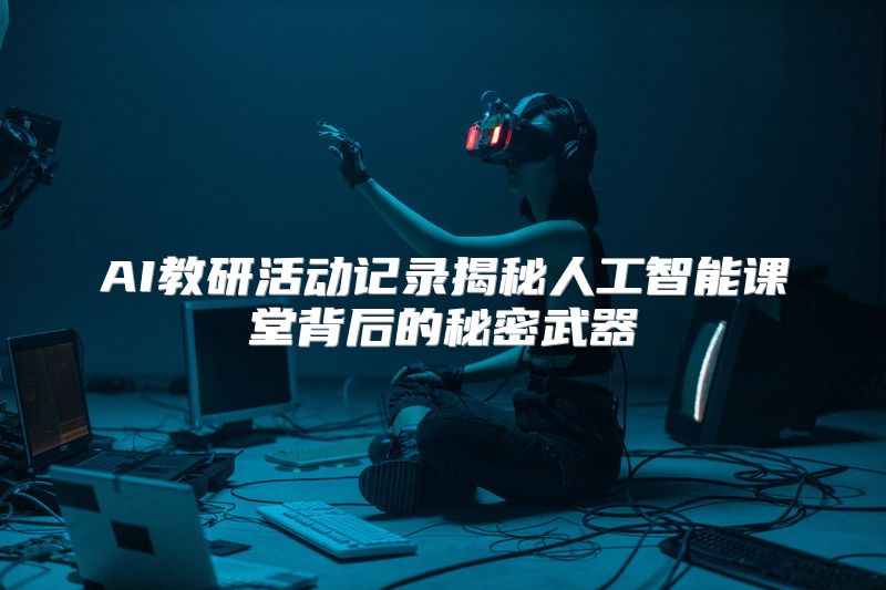 AI教研活动记录揭秘人工智能课堂背后的秘密武器