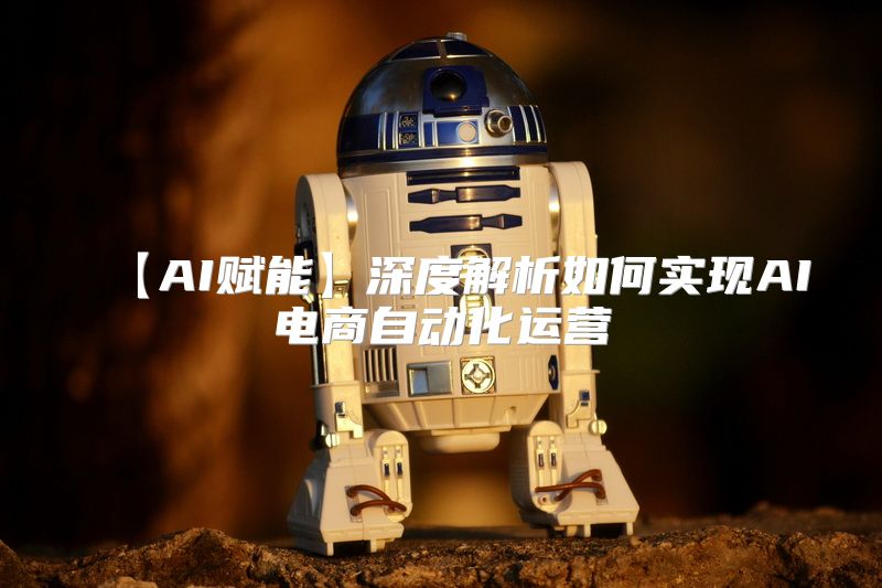 【AI赋能】深度解析如何实现AI电商自动化运营
