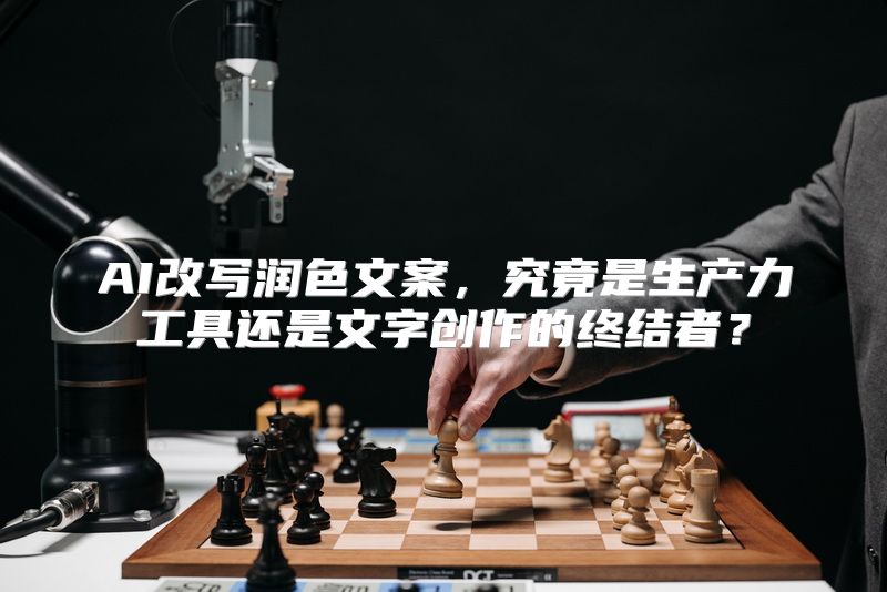 AI改写润色文案，究竟是生产力工具还是文字创作的终结者？