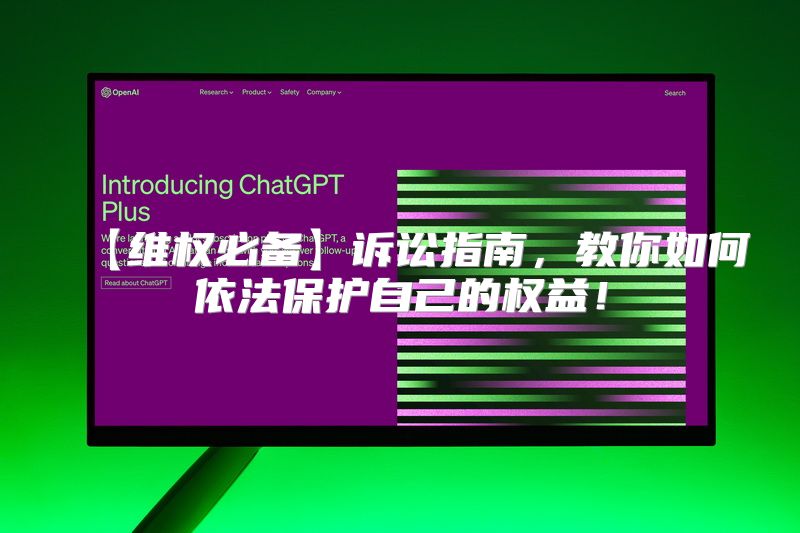 【维权必备】诉讼指南，教你如何依法保护自己的权益！